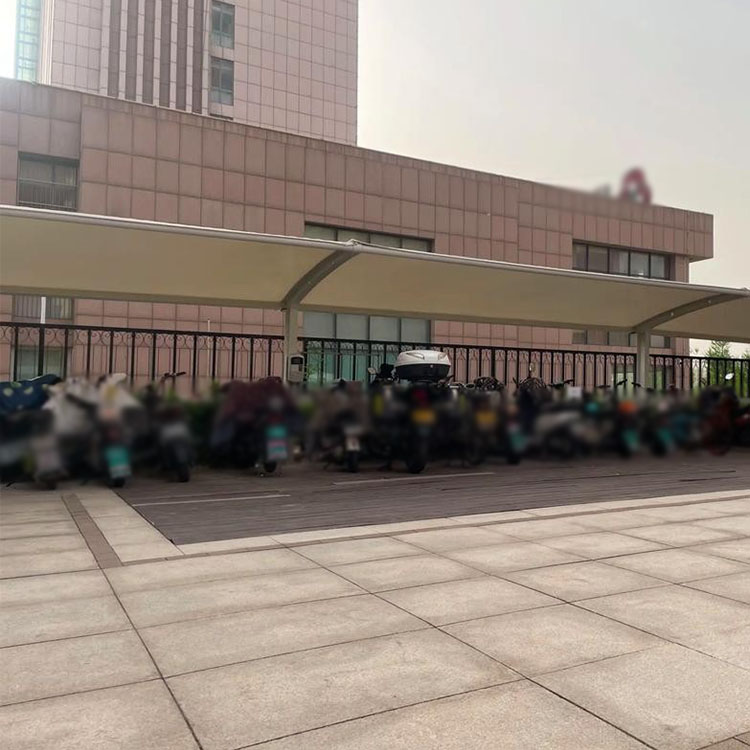 泾阳县膜结构电动车棚